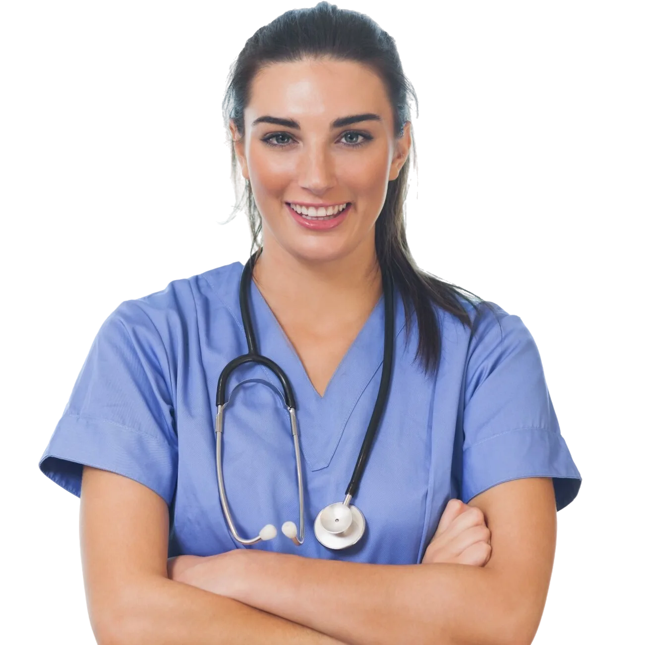 Female doctor promoting transparent and affordable stem cell therapy pricing
