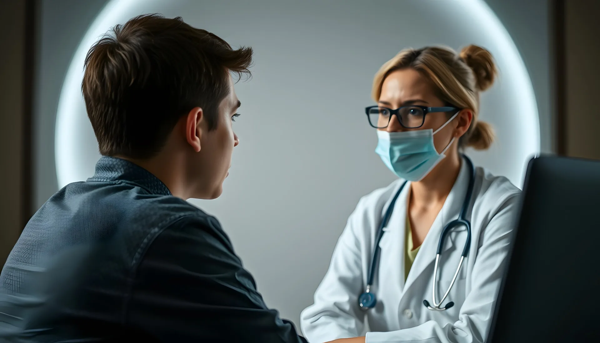 Bilingual doctor communicating with patient at Stem Cell Therapy Barranquilla